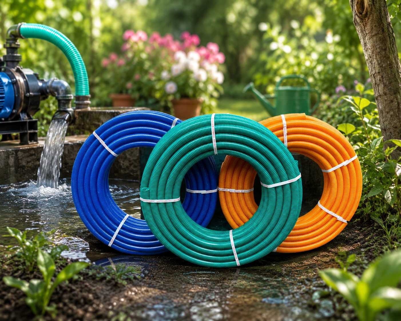 Allwin flexible PVC suction hose pipe