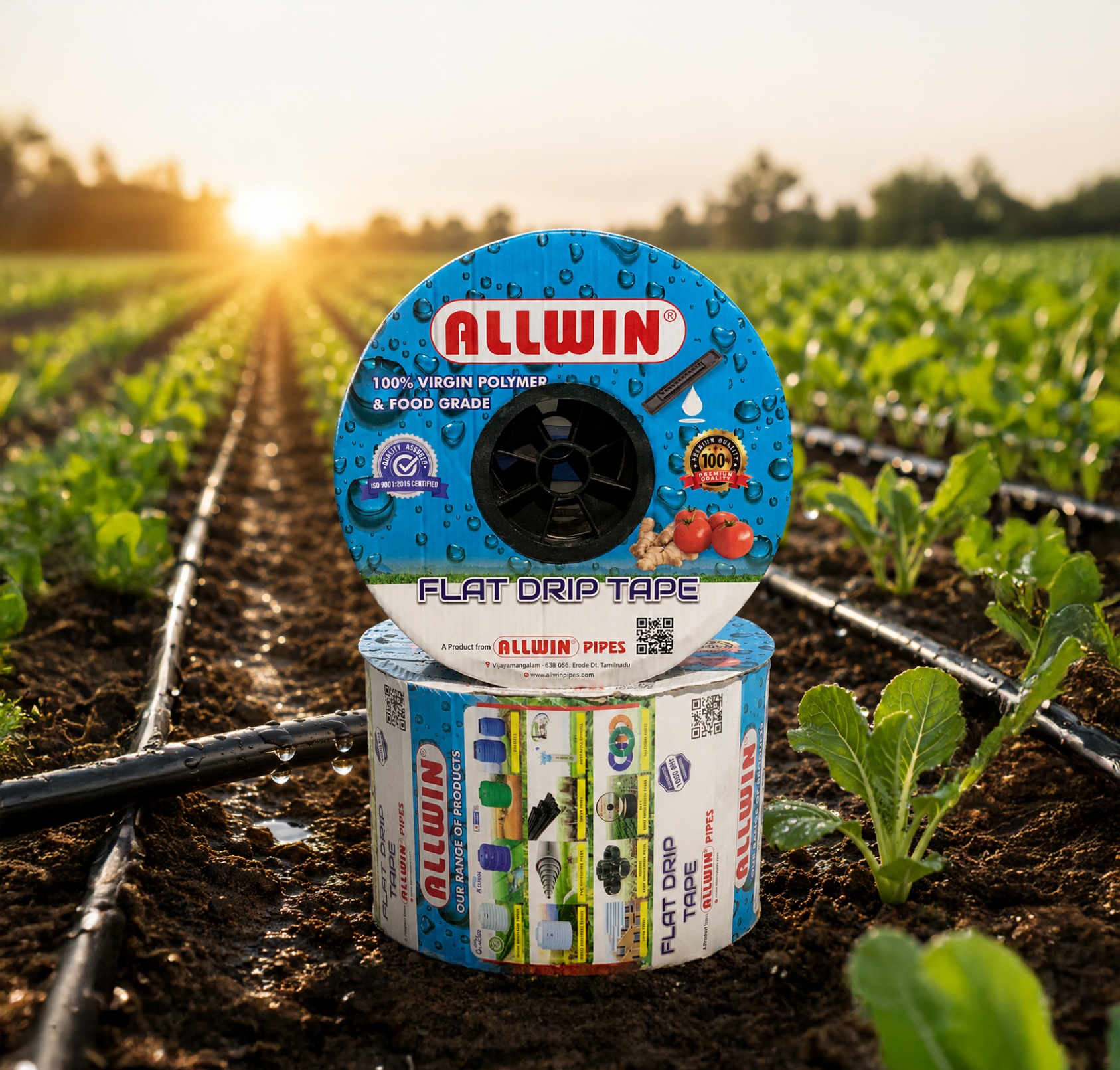 Allwin Flat Drip Tape product roll