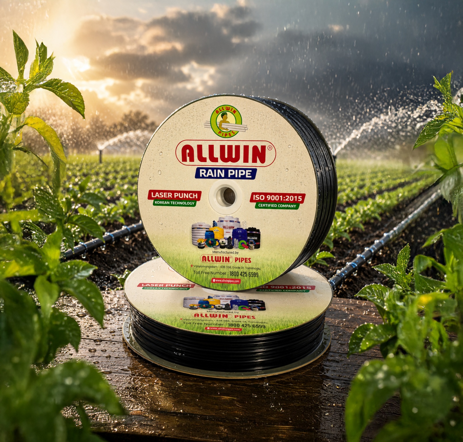 Allwin Rain Hose Irrigation Pipes product roll
