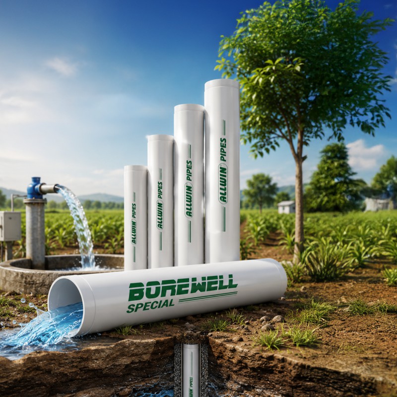 PVC Borewell Casing Pipes