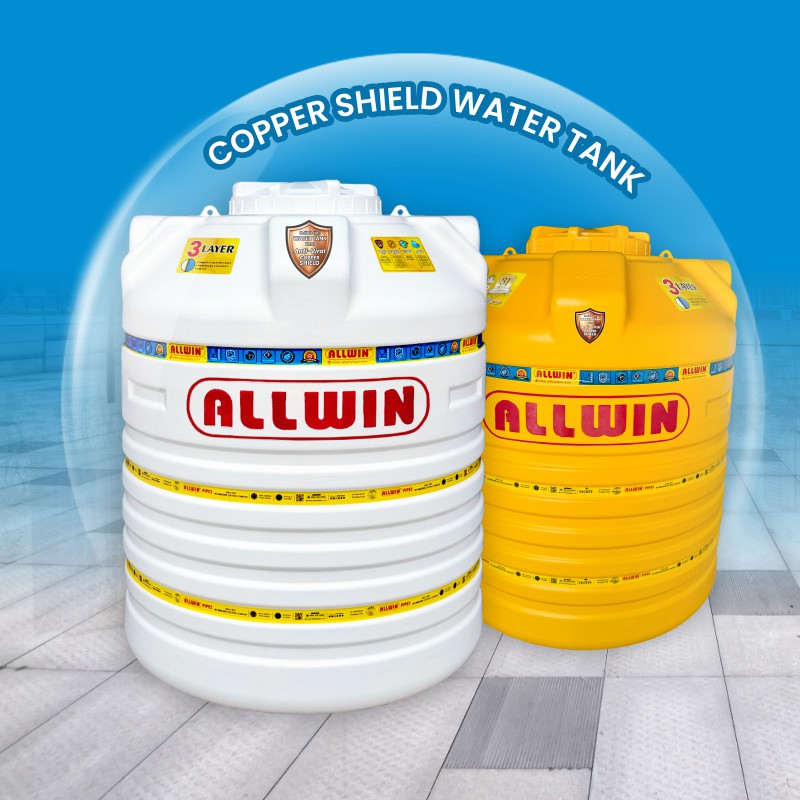 Allwin blow moulded water tank product visual