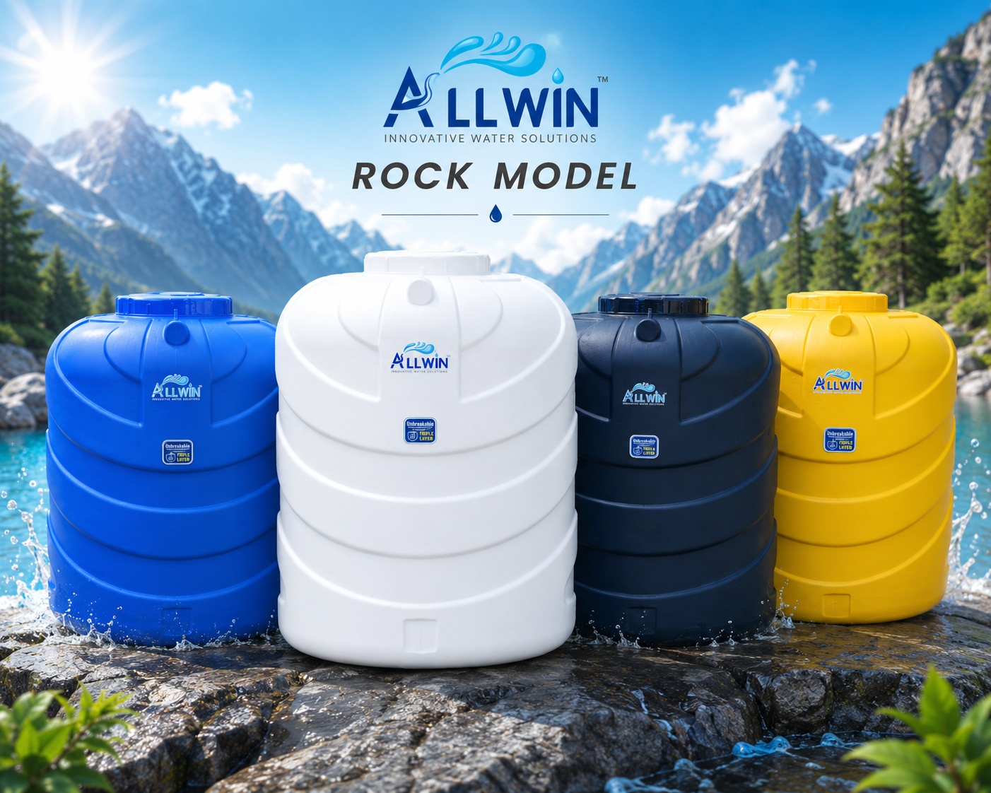 Allwin Rock Model water tank placeholder
